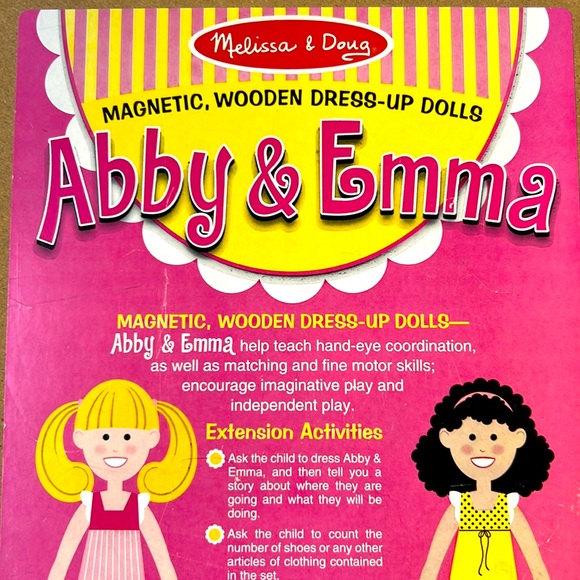 Melissa and Doug Abby & Emma Magnetic Dress-Up Set - Picture 14 of 16